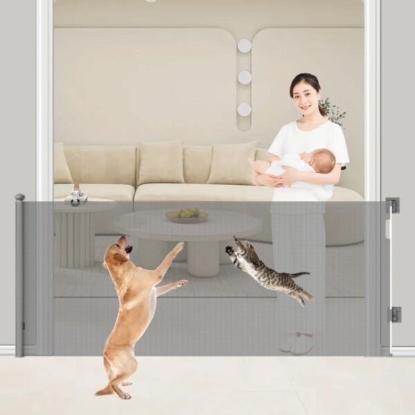 Amazon.co.jp: アイリスプラザ ペットゲート ドア付き ハイ