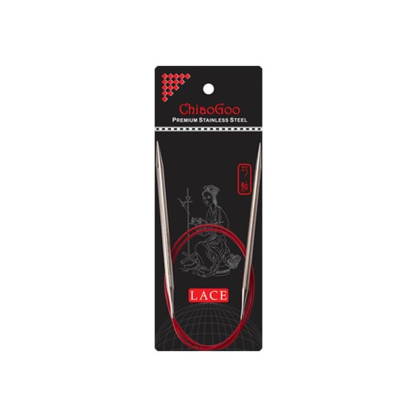 ChiaoGoo RED レース 輪針 120cm 10.00mm - 1個