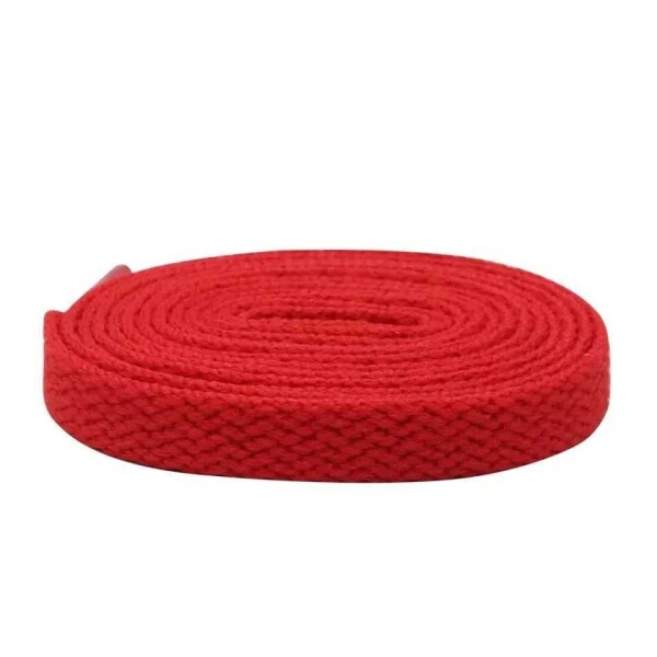 アラタ(Arata) シンプル フラットシューレース ディープレッド #2167 160cm