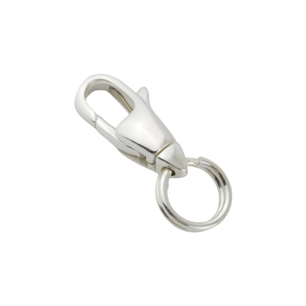 FUSSED ロブスター金具 シルバー925 アクセサリーパーツ 1個セットネックレスブレスレット接続バックル手作りアクセサリー