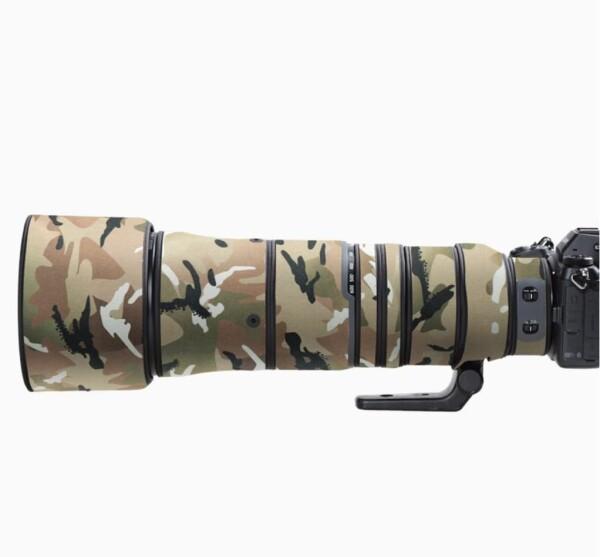 XCOAT 防水カメラレンズコート Nikon Z 180-600mm F/5.6-6.3 VR用、カメラ迷彩レインカバーレンズ保護スリーブ(MCカモフラージュ)