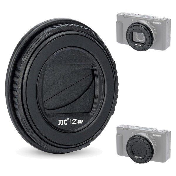 SONY ZV-1F （レンズ保護フィルター付き）（出品.No02) JJC レンズキャップ レンズバリア ソニー Sony ZV-1F 専用 ZV-1F Vlog