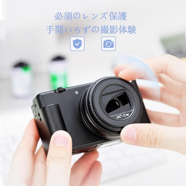 JJC レンズキャップ レンズバリア ソニー Sony ZV-1F 専用 ZV-1F Vlog