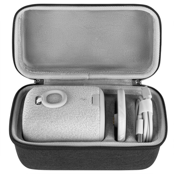 Geekria Shield スピーカーケース、ソニー Sony LinkBuds ワイヤレスポータブルスピーカー対応、ハード保護ケース、交換用ハードシェルポータブルスピーカー保護キャリングバッグ、キーチェ