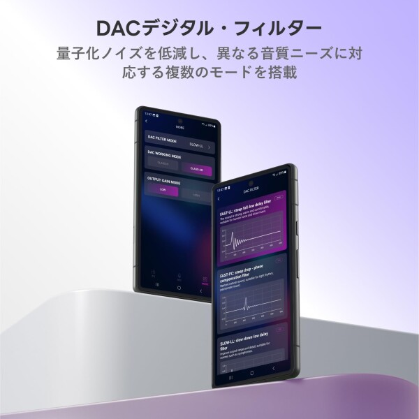 LAMSCAT LC7100 USB-C ポータブルDACアンプ EQ調音 アプリ個性化 4.4mm