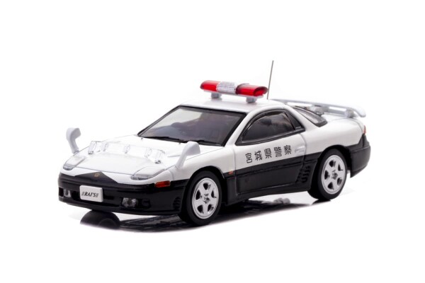 RAI'S 1/64 三菱 GTO Twin Turbo (Z16A) 宮城県警察高速隊車両 完成品ミニカー H7640024