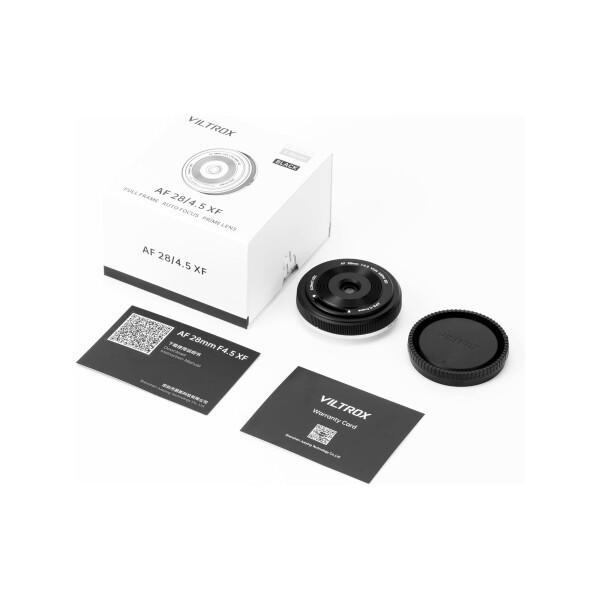 VILTROX 28mm F4.5 XF Chip XF マウントカメラレンズ 超薄型 レンズ 富士フィルム Xマウント フルフレーム, 28mm f/4.5 Xマウント用 レンズ オートフォーカス レンズ FUJIfilm カメラに適用 ミラーレス_6