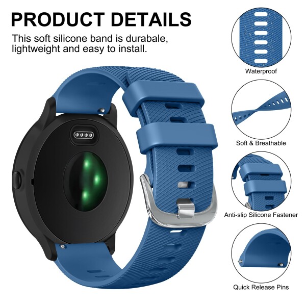 GARMIN VIVOACTIVE 5 本体 交換バンド付き Amazon.co.jp: Lamsaw for 