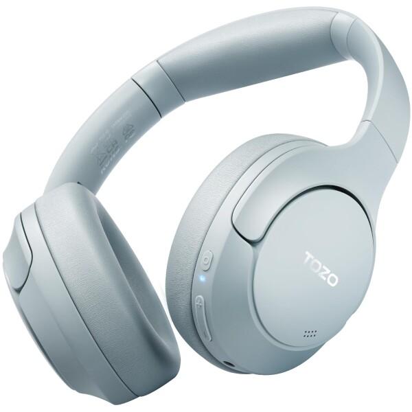 TOZO HT2 ワイヤレスヘッドホン Hi-Res Audio(有線ハイレゾ) 40mm ダイナミックドライバ 密閉型 折り畳み式 軽量 Bluetooth5.3 無線 Type-C & AUX有線接続 最大38dBのノイズを低減ノイズキャンセリング