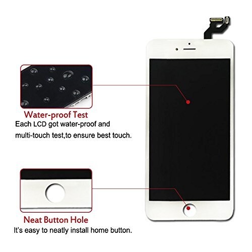 Sintron OEM 液晶パネル LCD - For iPhone 5 フロントパネル 白 4インチ スクリーン 修理パーツ 工具セット付属(For iPhone 5, White)_6