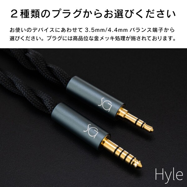 SoundsGood Hyle ヒュレ ハンドメイド リケーブル 4N 純銀