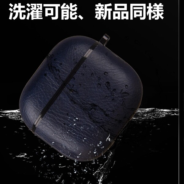 BOOLINN Airpods4 ケース 第4世代 (2024) airpods4 ケース 革 高級本革 PUレザー 落下防止 耐衝撃 保護ケース AirPods 4 レザーケース 装着充電可能 LEDライト可視 ワイヤレス充電対応 持ち運びに便利 その他ヘッドホン・イヤホン