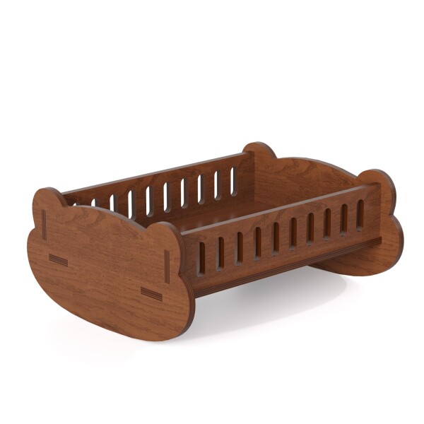 ankuliy ペットベッド 四角 猫 ベッド 組み立て簡単 カエルのパネル 通年 キャットベッド 夏 猫 小型犬 ペット用木製 通気性の良い中空構造 噛み耐性 専用マット付き 洗える くつろぎ かわ