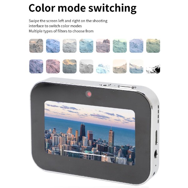 Jectse デジタルカメラ、64MP 4K、3インチフルタッチスクリーン
