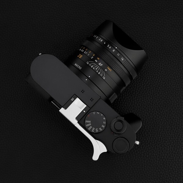 Haoge Metal Thumbs Up Hand Grip ライカ Q2 カメラ THB-QS シルバー ホットシュー サムアップレスト_1