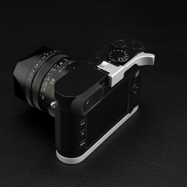 Haoge Metal Thumbs Up Hand Grip ライカ Q2 カメラ THB-QS シルバー ホットシュー サムアップレスト_2