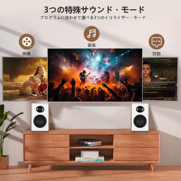 AIYIMA S600 アクティブスピーカー ブックシェルフ Amazon.co.jp: AIYIMA S600 Bluetoothブックシェルフスピーカー