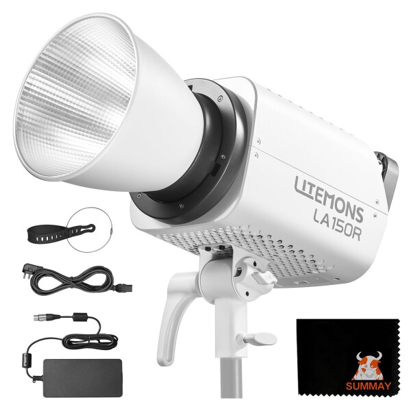 Godox LA150R フルカラーRGBプロライブフィルライブストリーミング用ライト デュアル色温度写真・ビデオ用撮影ライト 常時点灯対応 NFCアプリコントロール CRI 95+ TLCI 94+ シームレスなBluetooth