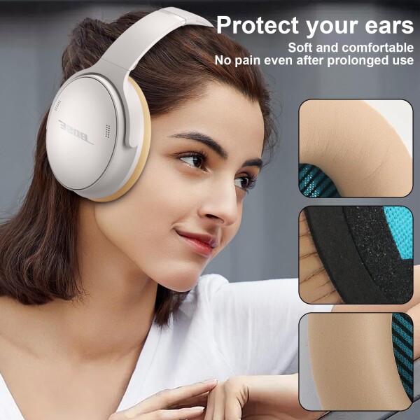 Sodorous QC25 イヤーパッド 交換用イヤークッションカバー Bose