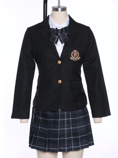 (NIUKACOS) 制服 コスプレ 女子高校生 スカート シャツ リボン ブレザー バッジ 女子高生 JK プリーツスカート レディース 制服セット 学生 コスプレ衣装 入学式 卒業式 撮影会 イベント ワ NIUKACOS) 制服 コスプレ 女子高校生 スカート シャツ リボン ブレザー