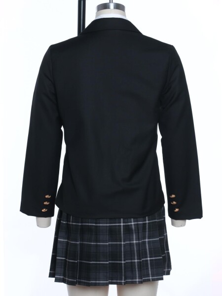 NIUKACOS) 制服 コスプレ 女子高校生 スカート シャツ リボン ブレザー