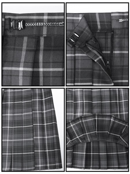 NIUKACOS) 制服 コスプレ 女子高校生 スカート シャツ リボン ブレザー