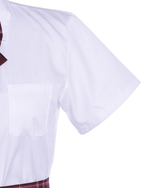 NIUKACOS) 制服 コスプレ 女子高校生 スカート シャツ リボン ブレザー