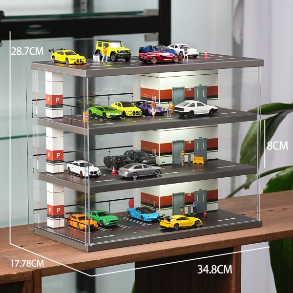 ミッツ・1/18〜1/43展示可・2段式ディスプレーBOX /ネオジオラマ