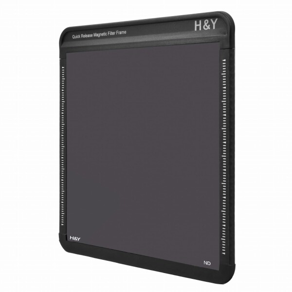 H&amp;Y 角型フィルター 100mm幅 NDフィルター ND4 Kシリーズ 100x100mm Square ND4 (2段分減光) マグネットフレーム付 帯電防止 防汚 撥水 防傷 低反射 両面コート 角形 SN4