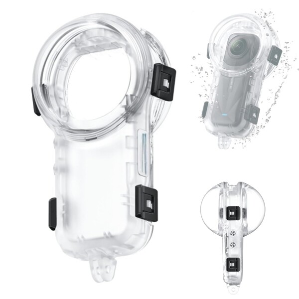 Taoricup Insta360 X5 対応 防水ケース 保護ケース ダイビングケース Insta360 X5 専用 保護カバー アクセサリー 60メートル防水 密閉型