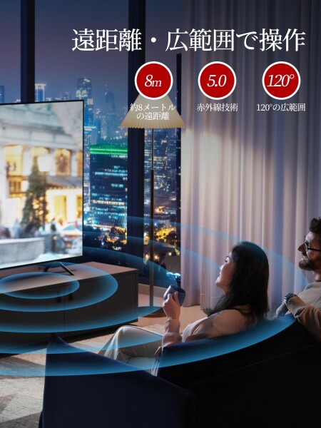 AHTHA C-RTT7 テレビリモコン for HITACHI 日立 テレビ 交換用リモコン L32-V09 L37-V09 L42-V09 L47-V09対応_6
