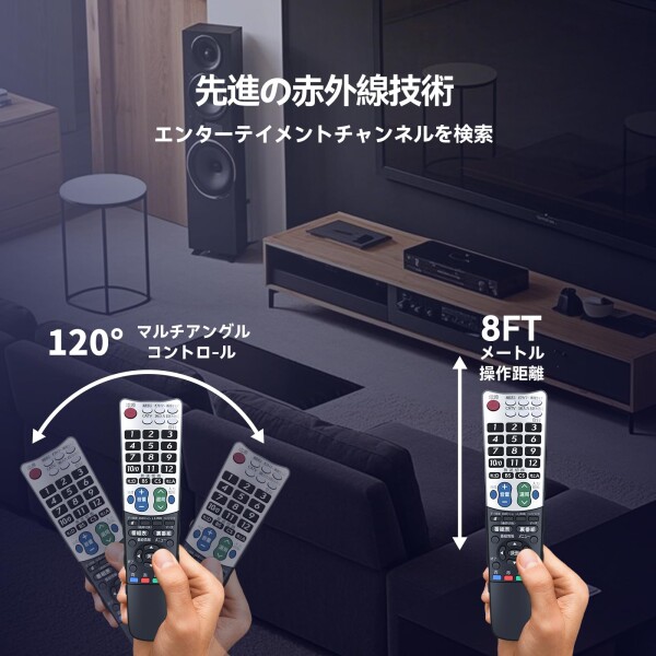 テレビリモコン GB047WJSA for SHARP シャープリモコン アクオスリモコン LC-26E8-B LC-32DH6-B LC-32E6-S LC-32E7-B LC-32E8-B LC-20E6-S LC-20E7-B LC-20E8-B LC-26E6-S LC-26E7-B対応 互換品_3
