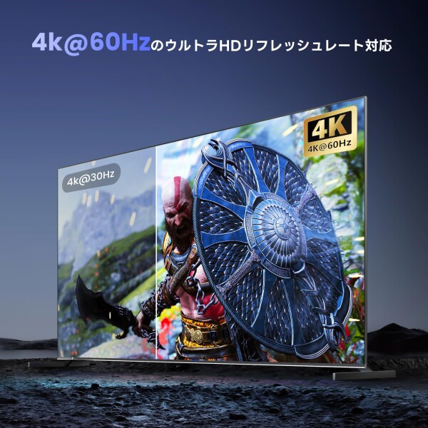 avedio links HDMI マトリックス 4入力2出力 4K@60Hz対応 HDMI音声分離 ARC機能搭載 光デジタル+3.5mmステレオ音声出力対応 オーディオ分離器 リモコン付き Scaler機能搭載_3