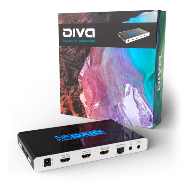 HDFury Diva HDR 4K HDMI スプリッター、HDMI分配器、アナログオーディオコンバーター（変換機）デジタル対応、eARCからHDMI ArcアダプターAVR対応、HDR SDRコンバーター（変換機）（1080p）、HDMI2.0