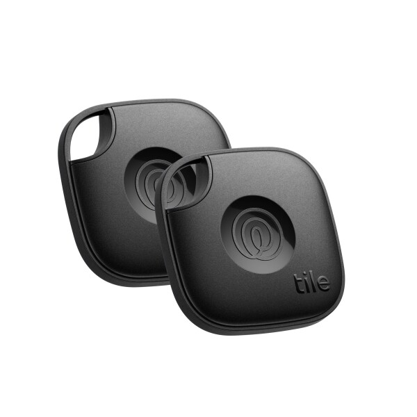 Life360 Tile Mate スタンダードモデル ブラック 2個パック スマートトラッカー スマートタグ 紛失防止タグ 小型 iOS Android 対応 カギやバッグに
