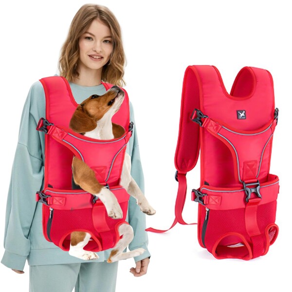 VanderHOME 犬 抱っこ紐 スリング ペットキャリー 犬用 抱っこバッグ 猫 ペットバッグ ペット用 だっこひも おんぶひも ペットスリング メッシュ おんぶ紐 飛び出し防止 両手解放 通気性 小
