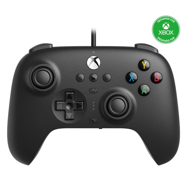 8Bitdo Ultimate XboxシリーズX、XboxシリーズS、Xbox One、Windows 10、およびWindows11用の有線コントローラー -公式ライセンス（ブラックエディション）