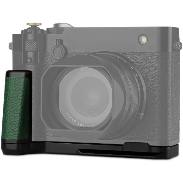 Haoge ハンドル ハンドグリップ 富士フイルム GFX100RF カメラボディ用 L字型グリップブラケット グリーン_8