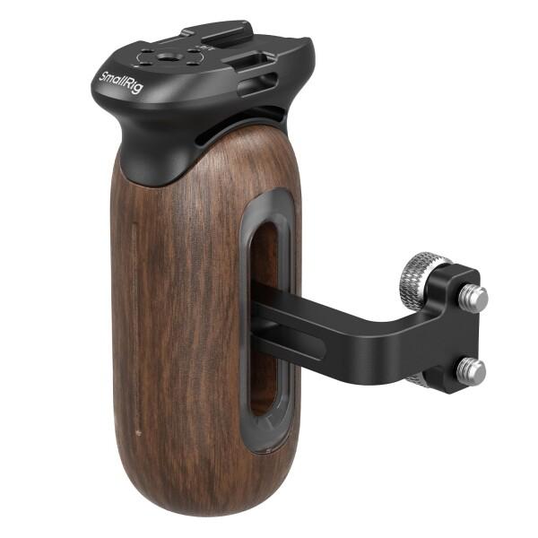SmallRig 木製サイドハンドル カメラ用グリップ 1/4インチ-20ネジ穴付きカメラケージ対応 左右どちらでも操作可能なエルゴノミックハンドグリップ 28mmの垂直調整 15kgの耐荷重 5237