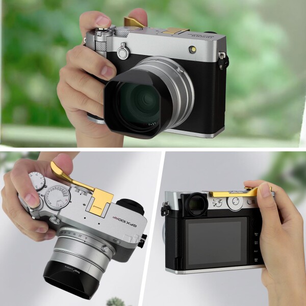 Haoge メタル サムアップグリップ 富士フイルム GFX100RF カメラ