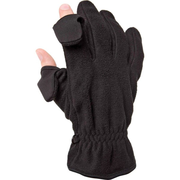 (freehands) フォトグローブ フリース Mens ブラック Lサイズ_1