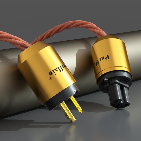 Preffair X461 OCC 5N 銅製 AC電源ケーブル 4本組 1.5mm?/15AWG、金メッキUS-C15 IEC320電源コネクタ付き（オーディオファン向けサブウーファー、ターンテーブル、アンプ、DAC用）?（1.5M/5FT）_4