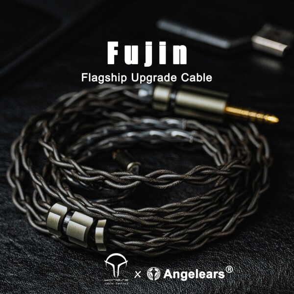 Angelears | Yongse Fujin フラッグシップ・アップグレードケーブル 0.78mm 2pin 4.4mm プラグ グラフェンシールド技術 高純度金属コア（金銀合金/パラジウムメッキ銀/OCC純銀） 低歪トリプルシール_2