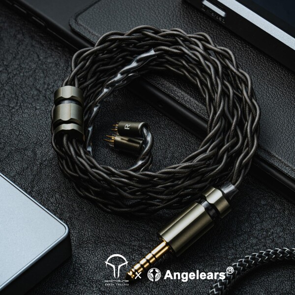 Angelears | Yongse Fujin フラッグシップ・アップグレードケーブル 0.78mm 2pin 4.4mm プラグ グラフェンシールド技術 高純度金属コア（金銀合金/パラジウムメッキ銀/OCC純銀） 低歪トリプルシール_8