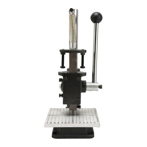 ハンドプレス機 ハンディプレス 革細工 菱目打ち ハトメ カシメ ホック 刻印 穴開け 13mm レザークラフト工具セット 省力化 組立 リベット打ち 印刷 打ち抜き 切断_3
