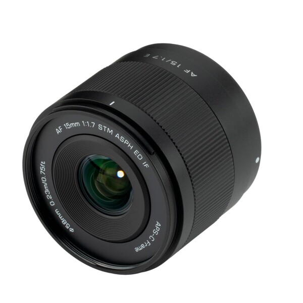 VILTROX AF 15mm F1.7 Air APS-C 超広角レンズ オートフォーカス 小型軽量 大口径 風景/ポートレート/建物/ストリート/自撮り/旅行撮影用 (Eマウント)