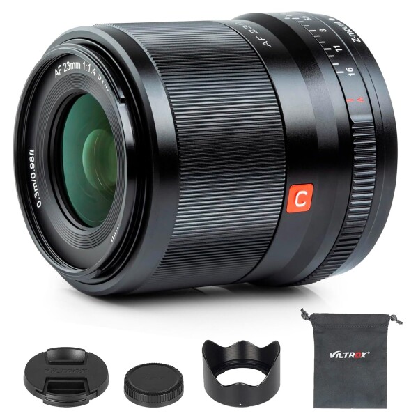 VILTROX 23mm f/1.4 F1.4 オート フォーカス 大口径 瞳AF APS-C レンズ Nikon Z マウント カメラ Z5 Z50 Z6 Z6II Z7 ZII 用 レンズ フィルター コンボ付き