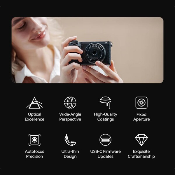 VILTROX 28mm F4.5 FE ソニーEマウントレンズ用、AF 28mm f/4.5 Eマウントパンケーキレンズプライムレンズ、ソニーa7 a7R a7S a7C a7RII a7SII a7SIII a7III a7RIII a7IV a7RIV用フルフレーム広角レンズ_1