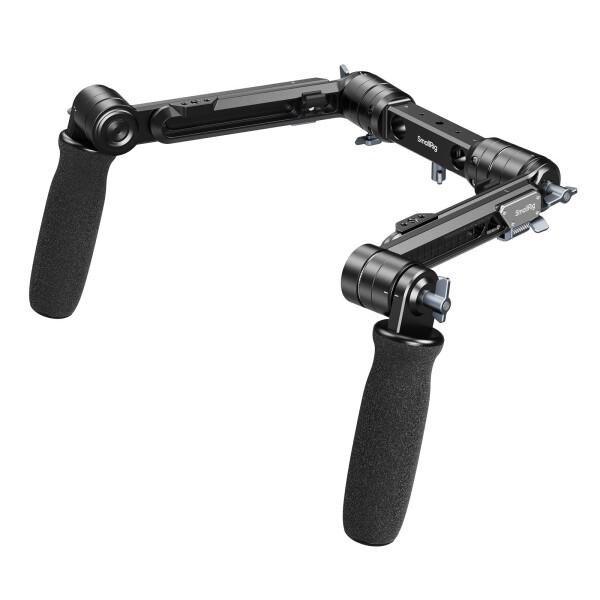 SmallRig ショルダーリグ デュアルハンドル 15mm LWSロッド用 ワンタッチ回転 ショルダーマウントリグ カメラサポート 5205