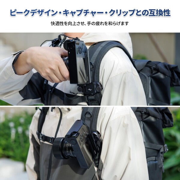 JJC 金属 L型ハンドグリップ シグマ Sigma BF カメラ適用 電池交換が便利 底の1/4"-20ネジ穴 & アルカタイプ アルミニウム合金製 ブラック_5